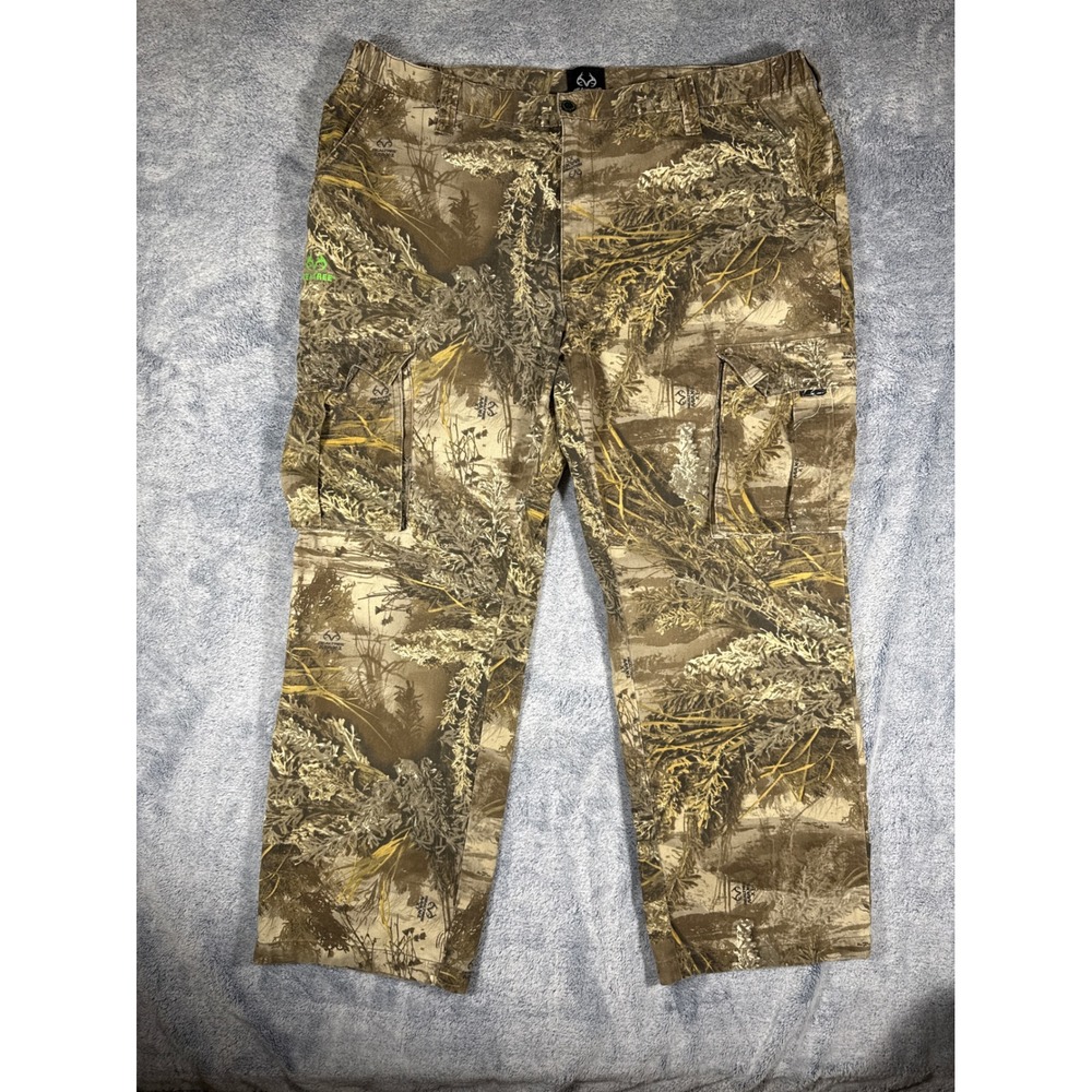 Realtree Max 1 XT Camo Cargo Pants Mens XXL 44x31 Hunting Fishing 55444-7-C6